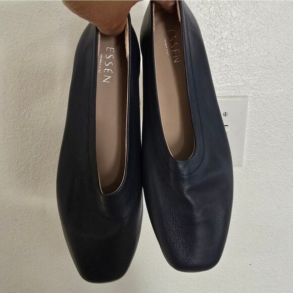 New Essen The Foundation Flat - Navy Size US 7.5 Leather - Picture 3 of 12